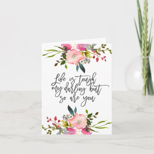 Het leven is moeilijk voor mij, maar jij ook Poste Kaart (Voorkant)