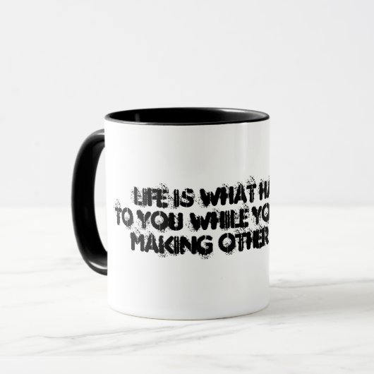 Het leven is... Mok (Voorkant links)