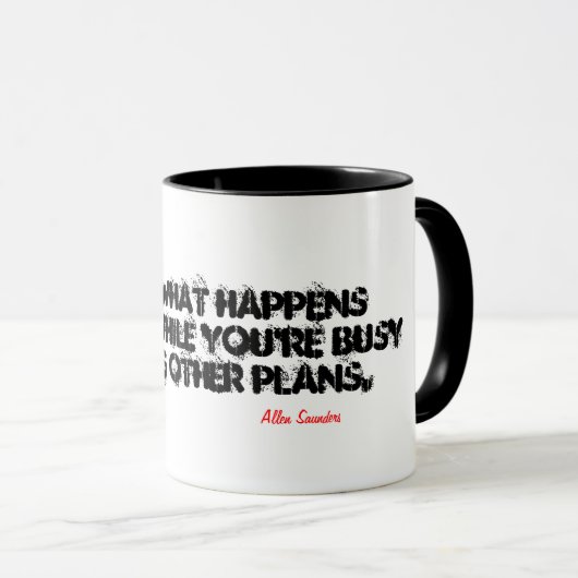 Het leven is... Mok (Voorkant rechts)