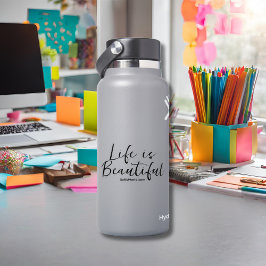 Het leven is mooi | Bedrijfsnaam Blog Brand Sticker