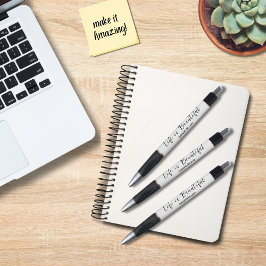 Het leven is mooi | Bedrijfsnaam Blog Merk Pen