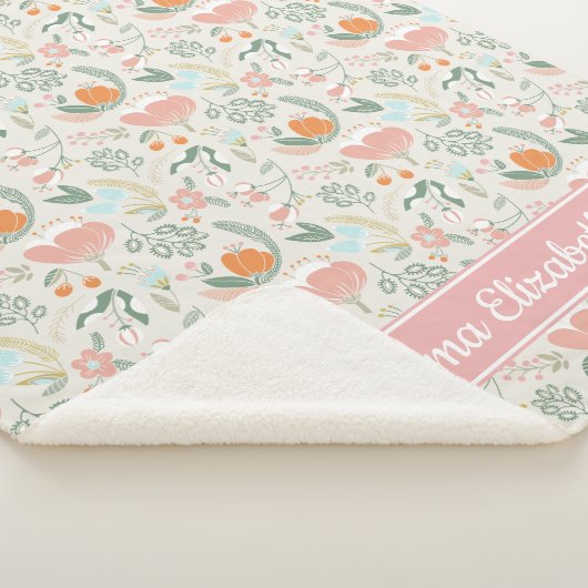 Het leven is mooi | Gepersonaliseerde Baby Sherpa Deken (3/4)