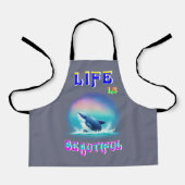 Het leven is mooi Hermanus Afrika September Whale Schort (Voorkant)