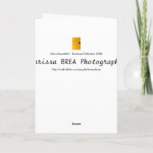 Het leven is mooi! kaart (Achterkant)