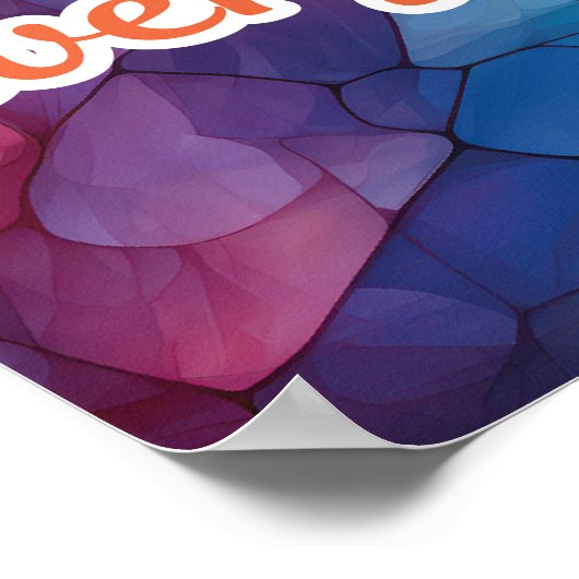 "HET LEVEN IS MOOI, KOESTERT ELK MOMENT" POSTER (Hoek)