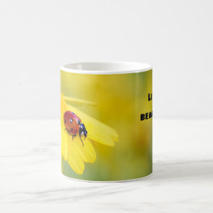 Het leven is mooi - Ladybug Koffiemok