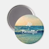 Het leven is mooi magneet (Voorkant / Achterkant)