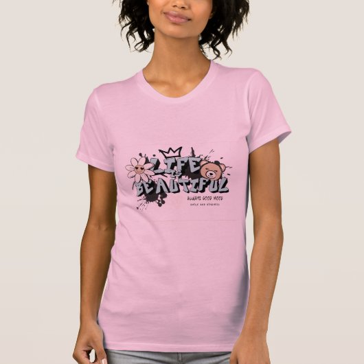 Het leven is mooi met mijn beer t-shirt (Voorkant)