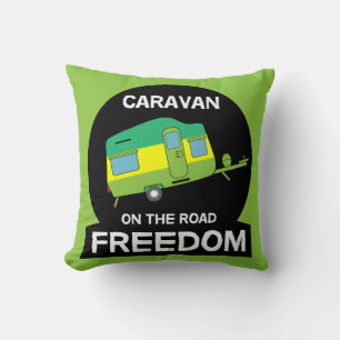 Het leven is mooi op de Caravan Funny Gifts Travel Kussen
