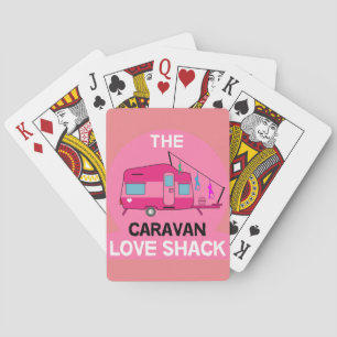 Het leven is mooi op de Caravan Funny Gifts Travel Pokerkaarten