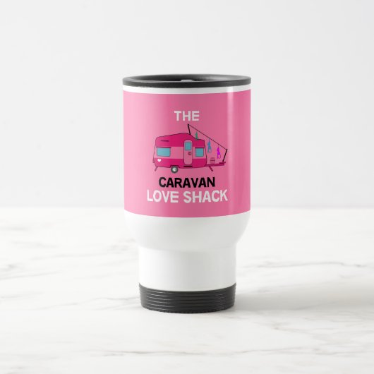 Het leven is mooi op de Caravan Funny Gifts Travel Reisbeker (Center)