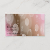 Het leven is mooi, overlevende van borstkanker visitekaartje (Achterkant)