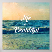 Het leven is mooi poster (Voorkant)