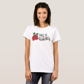 Het leven is mooi t-shirt (Voorkant volledig)