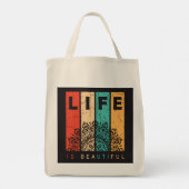 Het Leven Is Mooi Tote Bag (Achterkant)