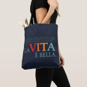 Het leven is mooi tote bag (Dichtbij)