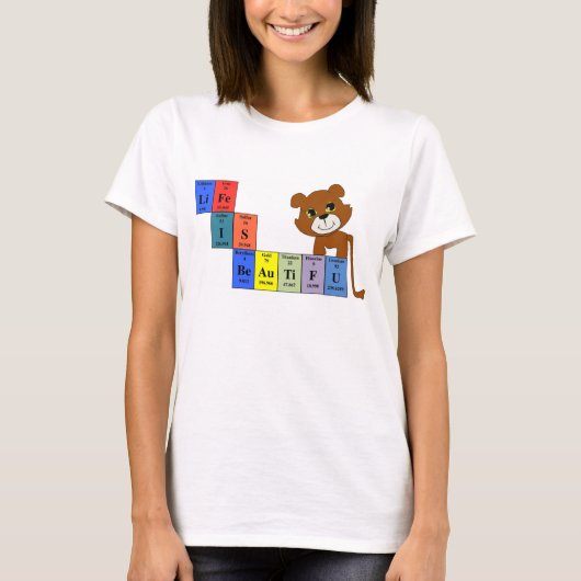 Het leven is mooie T-Hemden T-shirt (Voorkant)