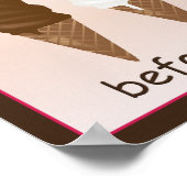 Het leven is net als Ice Cream Poster (Hoek)