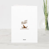 Het leven is net als Ice Cream Wenskaart Kaart (Achterkant)