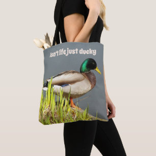 Het leven is niet alleen maar eend tote bag
