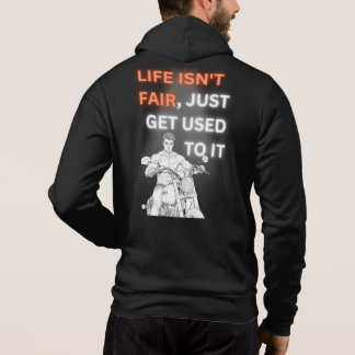 Het leven is niet eerlijk hoodie