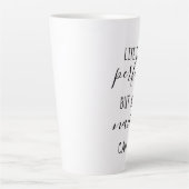 Het leven is niet perfect, maar je nagels kunnen d latte mok (Voorkant)