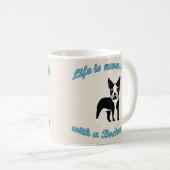 Het leven is niet saai - Boston Koffiemok (Voorkant rechts)