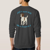 Het leven is niet saai trui (Achterkant)