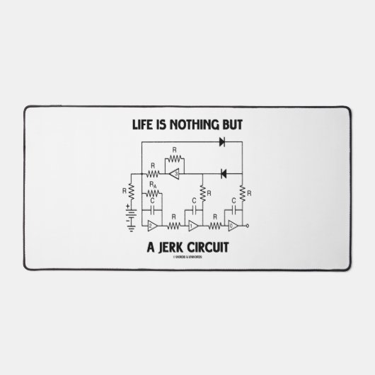 Het leven is niets anders dan een aardse natuurkun bureaumat (Voorkant)