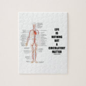 Het leven is niets anders dan een circulatoire mat legpuzzel (Verticaal)