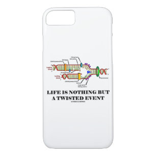 Het leven is niets anders dan een gedraaide biolog 	iPhone 8/7 hoesje