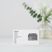 Het leven is niets anders dan een Kopenhagen-inter Visitekaartje (Staand voorkant)