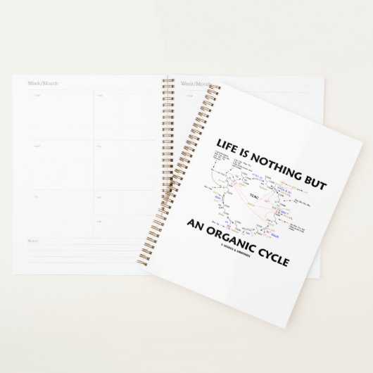 Het leven is niets anders dan een organische krebs planner (Display)