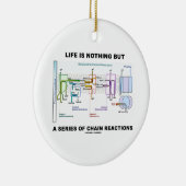 Het leven is niets anders dan een reeks kettingrea keramisch ornament (Rechts)