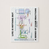 Het leven is niets anders dan een reeks kettingrea legpuzzel (Verticaal)