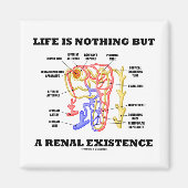 Het leven is niets anders dan een renaal bestaan magneet (Voorkant)