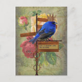 Het leven is niets zoals het brochure briefkaart (Voorkant)