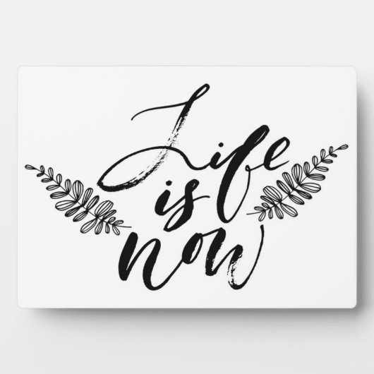 Het leven is nu fotoplaat (voorkant)