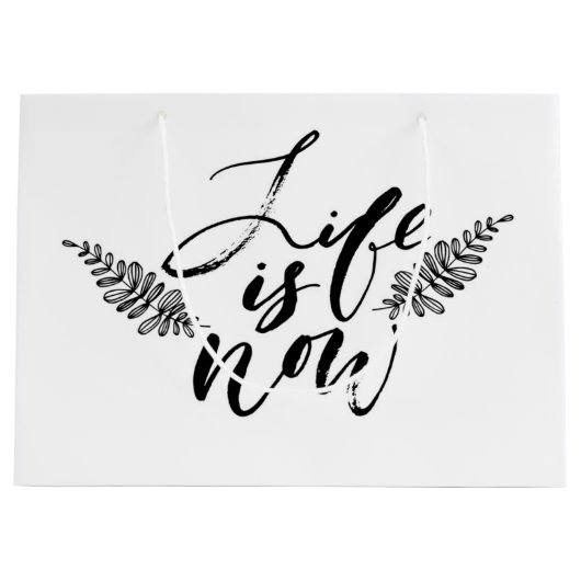 Het leven is nu groot cadeauzakje (Voorkant)