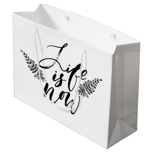 Het leven is nu groot cadeauzakje (Achterkant Gekanteld)