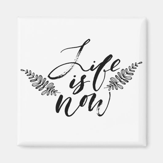 Het leven is nu magneet (Voorkant)