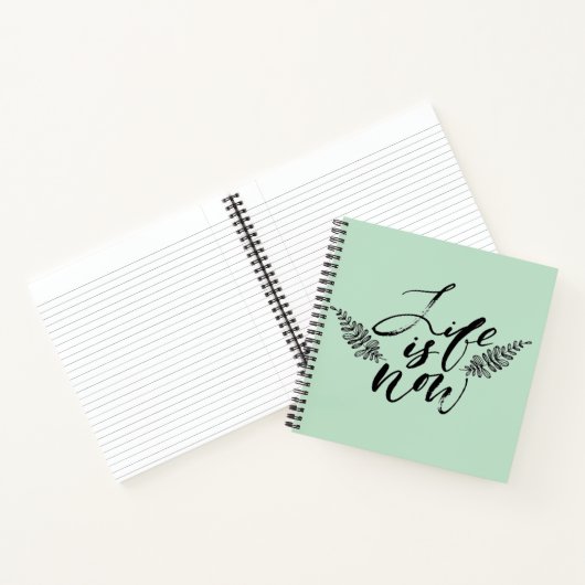 Het leven is nu notitieboek (Binnen)