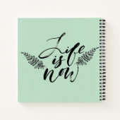 Het leven is nu notitieboek (Achterkant)