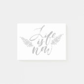 Het leven is nu post-it® notes (Voorkant)