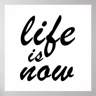 Het leven is nu poster