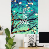 Het leven is nu Poster (Thuiskantoor)