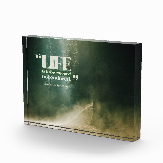 Het leven is om te genieten fotoblokken (Rechts)