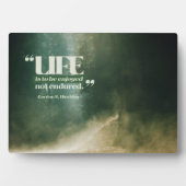 Het leven is om te genieten fotoplaat (voorkant)