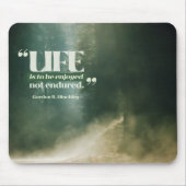 Het leven is om te genieten muismat (Voorkant)