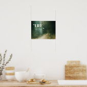 Het leven is om te genieten poster (Keuken)